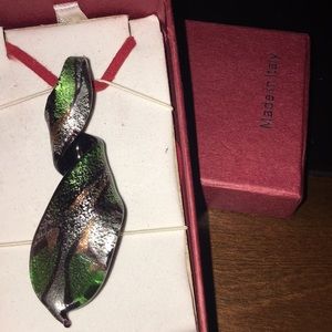 Italian Dichroic glass pendant